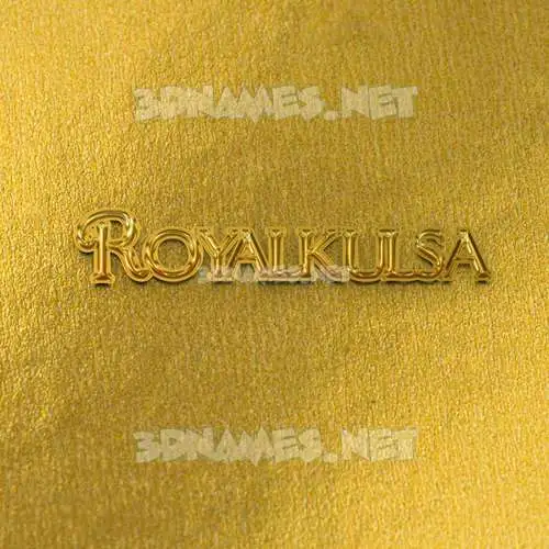 royalkulsa in All Gold style - 3D name wallpaper royalkulsa in All Gold style - 3D name wallpaper
