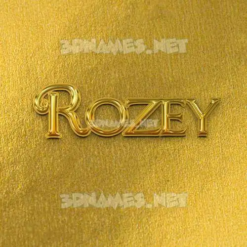 rozey in All Gold style - 3D name wallpaper rozey in All Gold style - 3D name wallpaper
