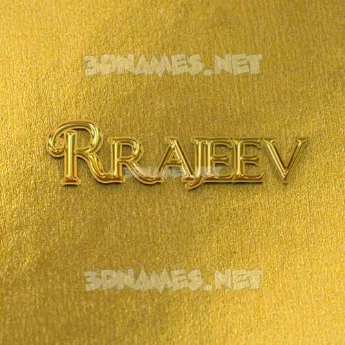 rrajeev in All Gold style - 3D name wallpaper rrajeev in All Gold style - 3D name wallpaper
