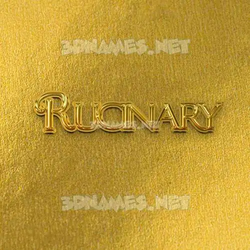rucinary in All Gold style - 3D name wallpaper rucinary in All Gold style - 3D name wallpaper