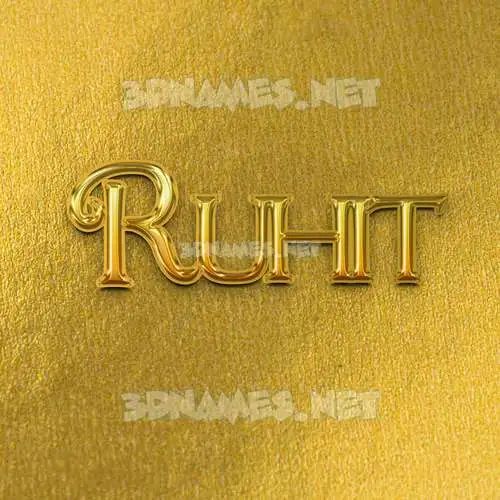 ruhit in All Gold style - 3D name wallpaper ruhit in All Gold style - 3D name wallpaper