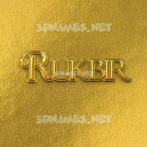 rukbir in All Gold style - 3D name wallpaper rukbir in All Gold style - 3D name wallpaper