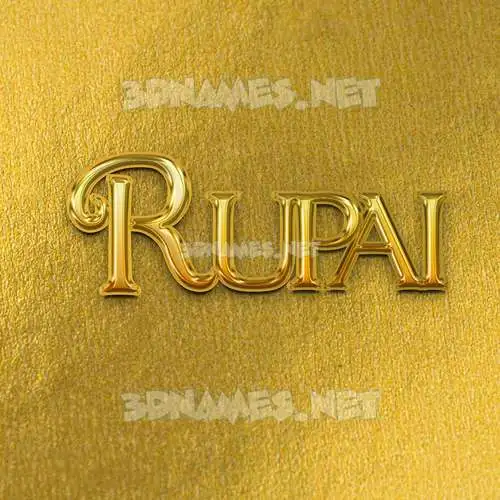 rupai in All Gold style - 3D name wallpaper rupai in All Gold style - 3D name wallpaper
