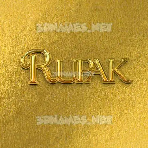 rupak in All Gold style - 3D name wallpaper rupak in All Gold style - 3D name wallpaper