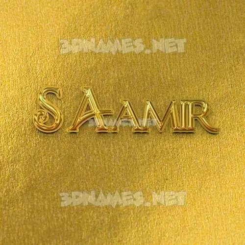 s aamir in All Gold style - 3D name wallpaper s aamir in All Gold style - 3D name wallpaper