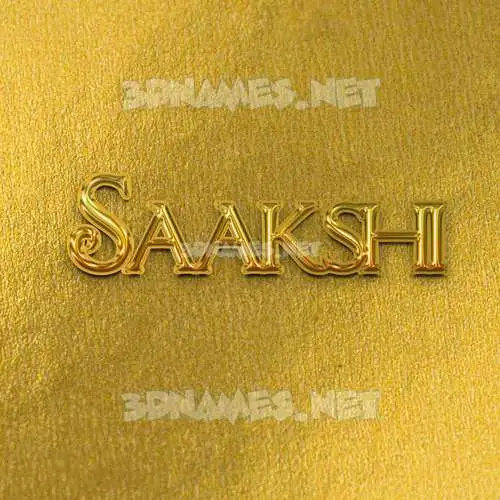 saakshi in All Gold style - 3D name wallpaper saakshi in All Gold style - 3D name wallpaper