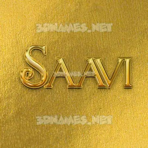 saavi in All Gold style - 3D name wallpaper saavi in All Gold style - 3D name wallpaper