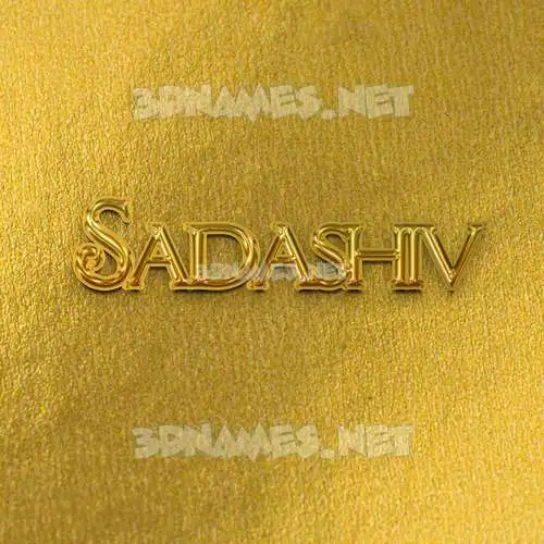 sadashiv in All Gold style - 3D name wallpaper sadashiv in All Gold style - 3D name wallpaper