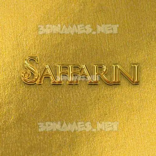 saffarini in All Gold style - 3D name wallpaper saffarini in All Gold style - 3D name wallpaper
