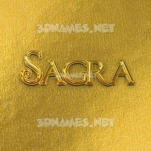 sagra in All Gold style - 3D name wallpaper sagra in All Gold style - 3D name wallpaper
