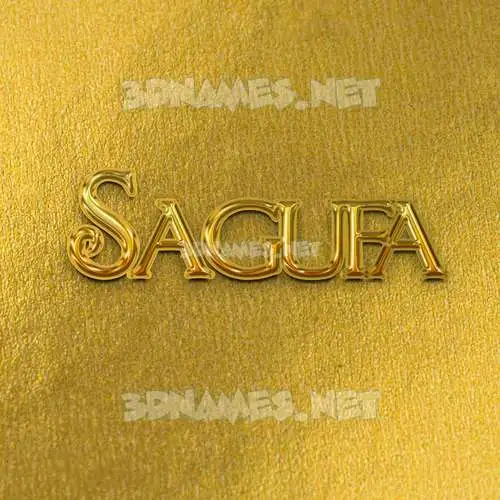 sagufa in All Gold style - 3D name wallpaper sagufa in All Gold style - 3D name wallpaper