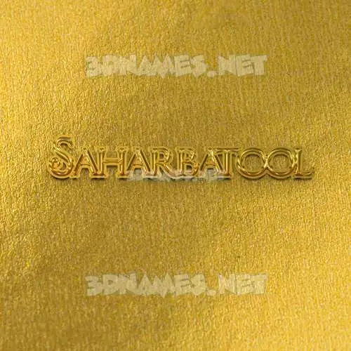 saharbatool in All Gold style - 3D name wallpaper saharbatool in All Gold style - 3D name wallpaper