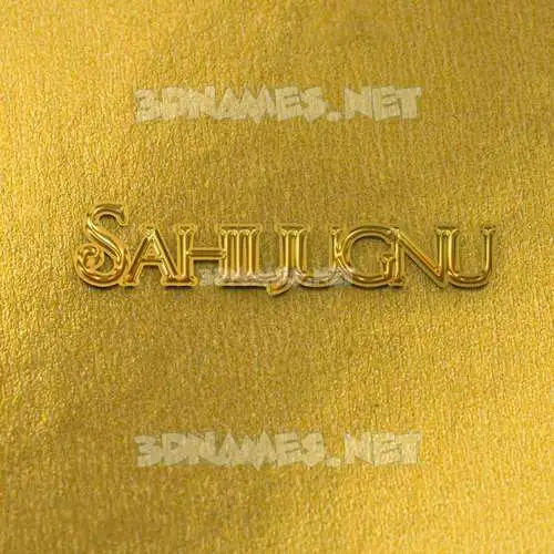 sahiljugnu in All Gold style - 3D name wallpaper sahiljugnu in All Gold style - 3D name wallpaper