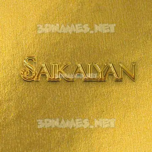 saikalyan in All Gold style - 3D name wallpaper saikalyan in All Gold style - 3D name wallpaper