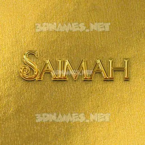 saimah in All Gold style - 3D name wallpaper saimah in All Gold style - 3D name wallpaper