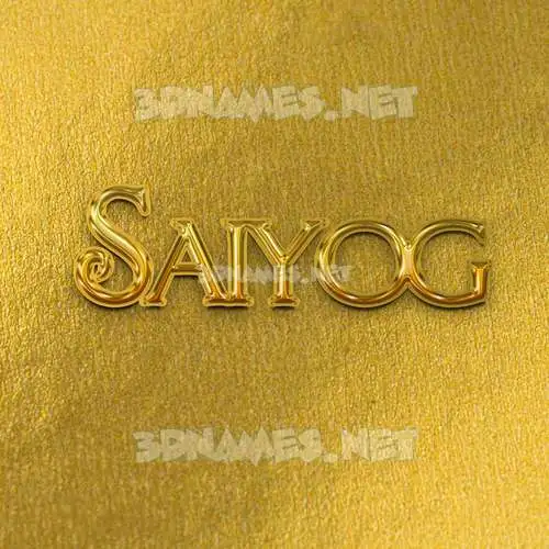 saiyog in All Gold style - 3D name wallpaper saiyog in All Gold style - 3D name wallpaper