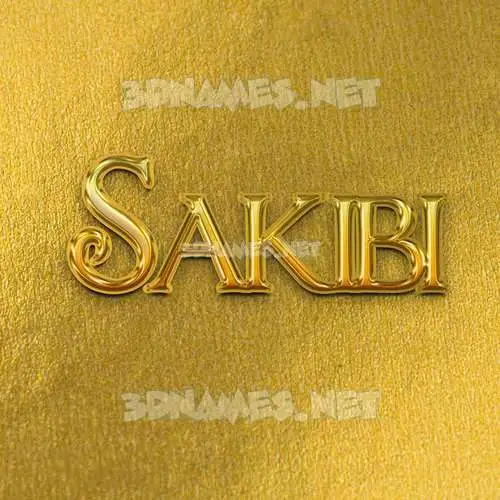sakibi in All Gold style - 3D name wallpaper sakibi in All Gold style - 3D name wallpaper