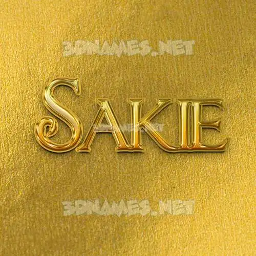 sakie in All Gold style - 3D name wallpaper sakie in All Gold style - 3D name wallpaper