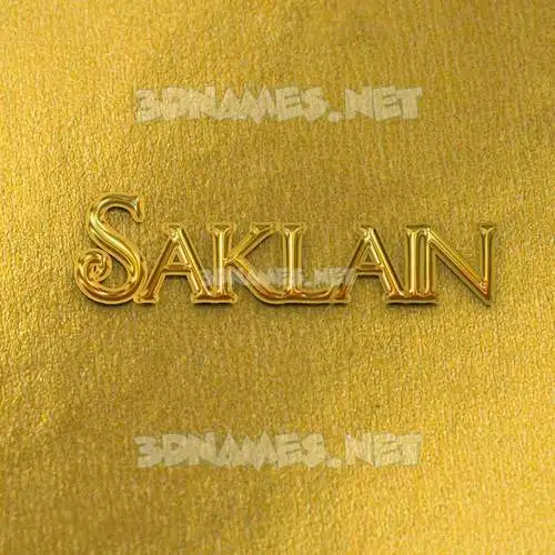 saklain in All Gold style - 3D name wallpaper saklain in All Gold style - 3D name wallpaper