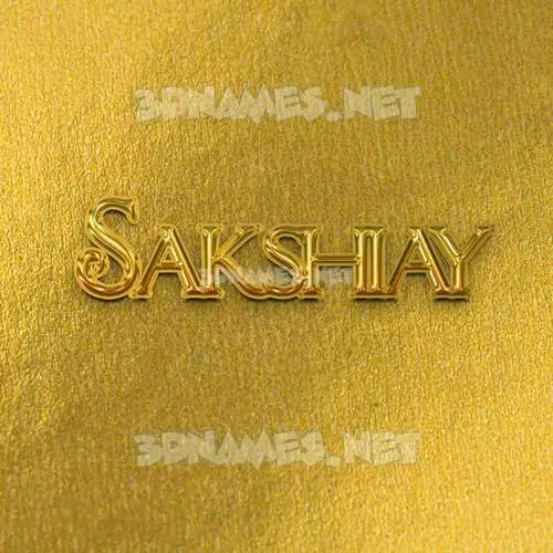 sakshiay in All Gold style - 3D name wallpaper sakshiay in All Gold style - 3D name wallpaper