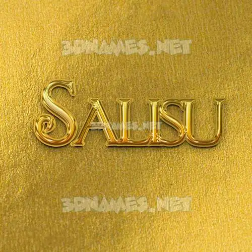 salisu in All Gold style - 3D name wallpaper salisu in All Gold style - 3D name wallpaper