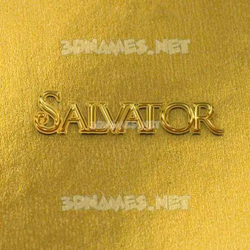 salvator in All Gold style - 3D name wallpaper salvator in All Gold style - 3D name wallpaper