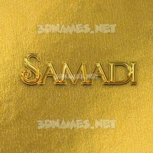 samadi in All Gold style - 3D name wallpaper samadi in All Gold style - 3D name wallpaper