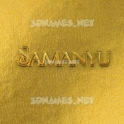 samanyu in All Gold style - 3D name wallpaper samanyu in All Gold style - 3D name wallpaper