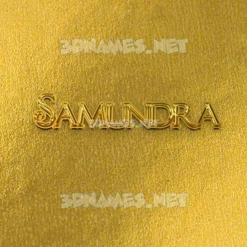 samundra in All Gold style - 3D name wallpaper samundra in All Gold style - 3D name wallpaper