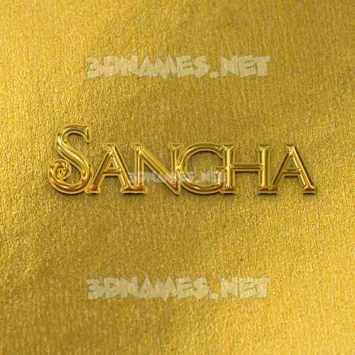 sangha in All Gold style - 3D name wallpaper sangha in All Gold style - 3D name wallpaper