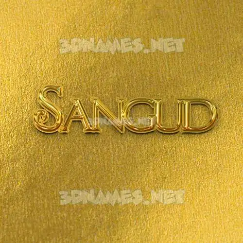 sangud in All Gold style - 3D name wallpaper sangud in All Gold style - 3D name wallpaper