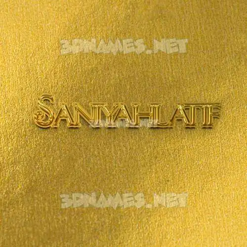 saniyahlatif in All Gold style - 3D name wallpaper saniyahlatif in All Gold style - 3D name wallpaper