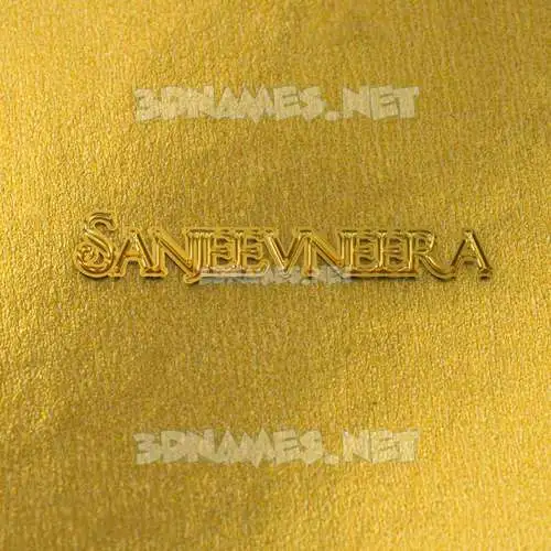 sanjeevneera in All Gold style - 3D name wallpaper sanjeevneera in All Gold style - 3D name wallpaper