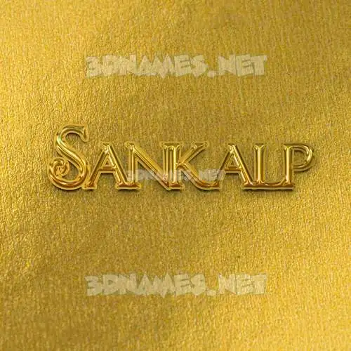 sankalp in All Gold style - 3D name wallpaper sankalp in All Gold style - 3D name wallpaper