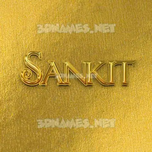 sankit in All Gold style - 3D name wallpaper sankit in All Gold style - 3D name wallpaper