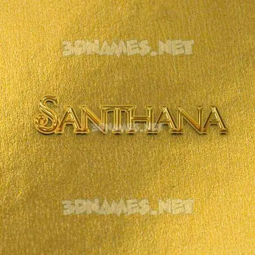 santhana in All Gold style - 3D name wallpaper santhana in All Gold style - 3D name wallpaper