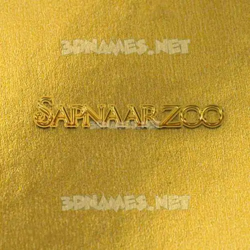 sapnaarzoo in All Gold style - 3D name wallpaper sapnaarzoo in All Gold style - 3D name wallpaper