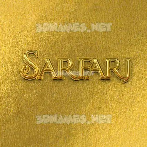 sarfarj in All Gold style - 3D name wallpaper sarfarj in All Gold style - 3D name wallpaper