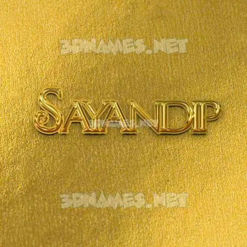 sayandip in All Gold style - 3D name wallpaper sayandip in All Gold style - 3D name wallpaper