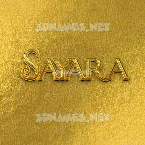 sayara in All Gold style - 3D name wallpaper sayara in All Gold style - 3D name wallpaper