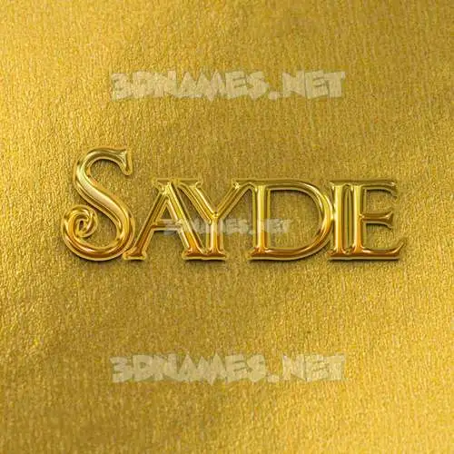 saydie in All Gold style - 3D name wallpaper saydie in All Gold style - 3D name wallpaper