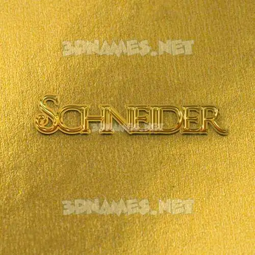 schneider in All Gold style - 3D name wallpaper schneider in All Gold style - 3D name wallpaper