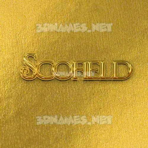 scofield in All Gold style - 3D name wallpaper scofield in All Gold style - 3D name wallpaper