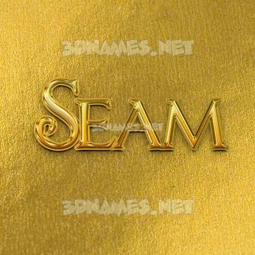 seam in All Gold style - 3D name wallpaper seam in All Gold style - 3D name wallpaper