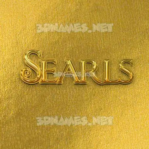 searls in All Gold style - 3D name wallpaper searls in All Gold style - 3D name wallpaper