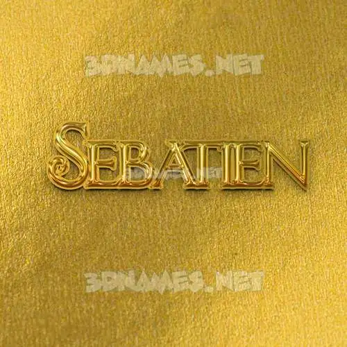 sebatien in All Gold style - 3D name wallpaper sebatien in All Gold style - 3D name wallpaper