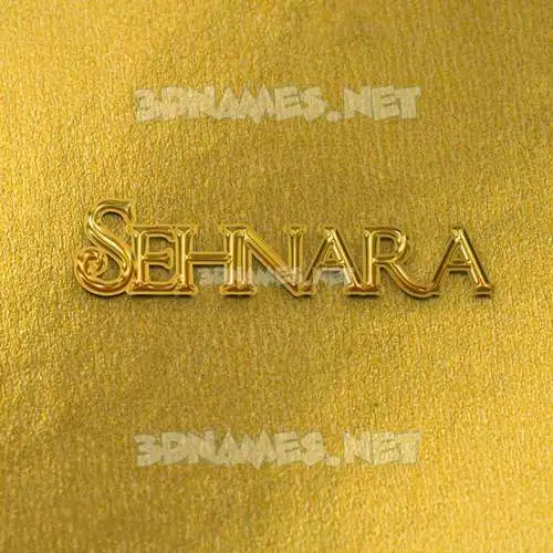 sehnara in All Gold style - 3D name wallpaper sehnara in All Gold style - 3D name wallpaper