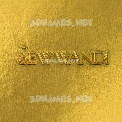 sewwandi in All Gold style - 3D name wallpaper sewwandi in All Gold style - 3D name wallpaper