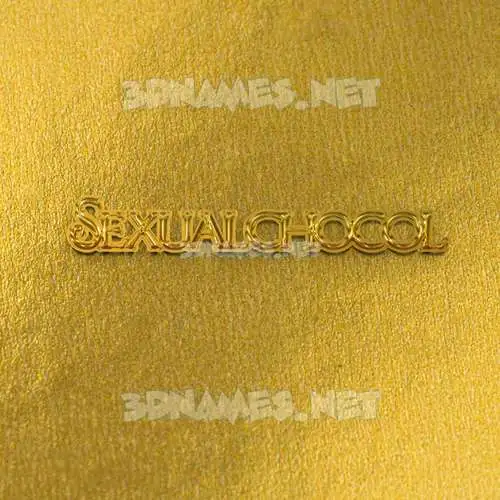 sexualchocol in All Gold style - 3D name wallpaper sexualchocol in All Gold style - 3D name wallpaper