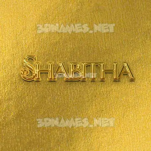 shabitha in All Gold style - 3D name wallpaper shabitha in All Gold style - 3D name wallpaper